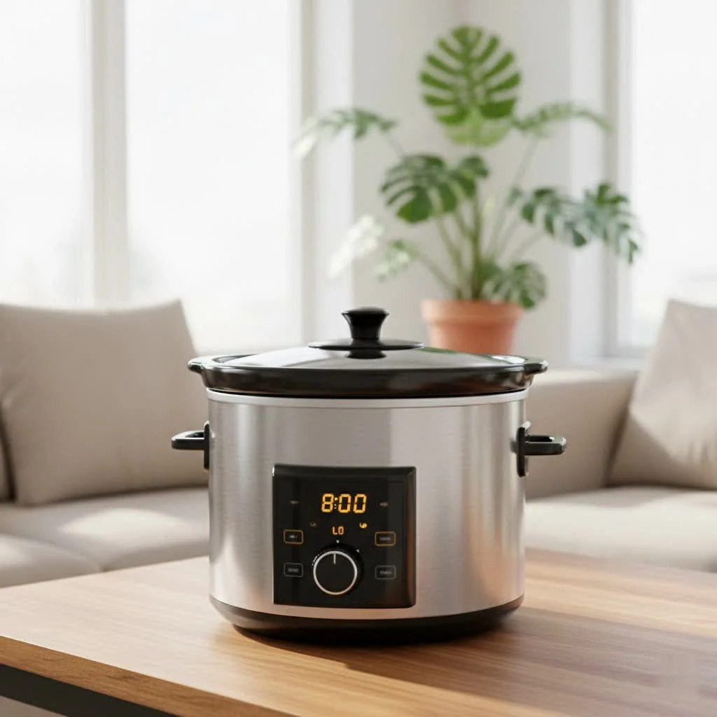 Oatmeal cooker preparing a perfect breakfast